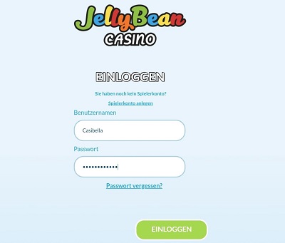 jelly bean login anmelden