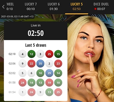 divas luck casino lucky 5